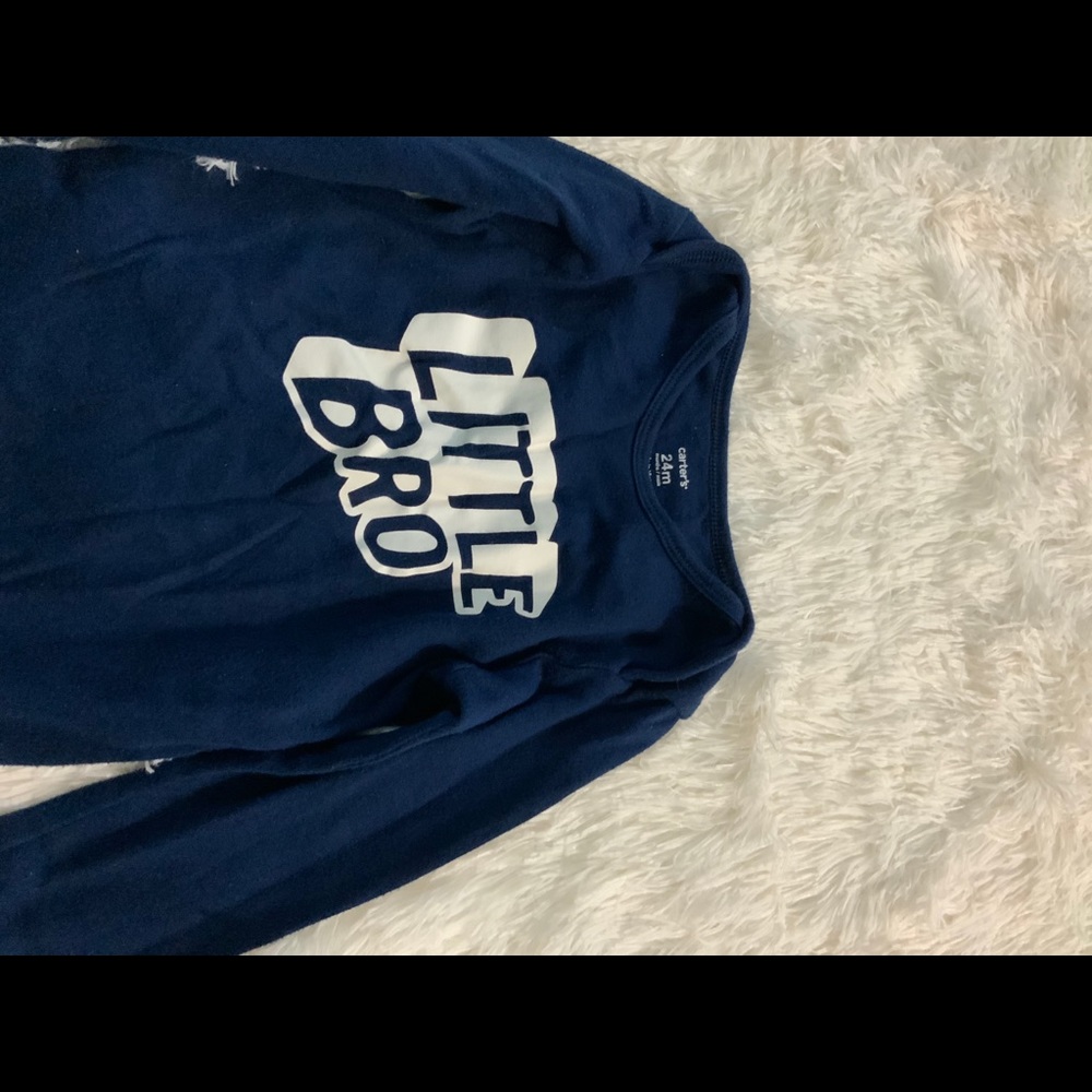Navy blue onesie